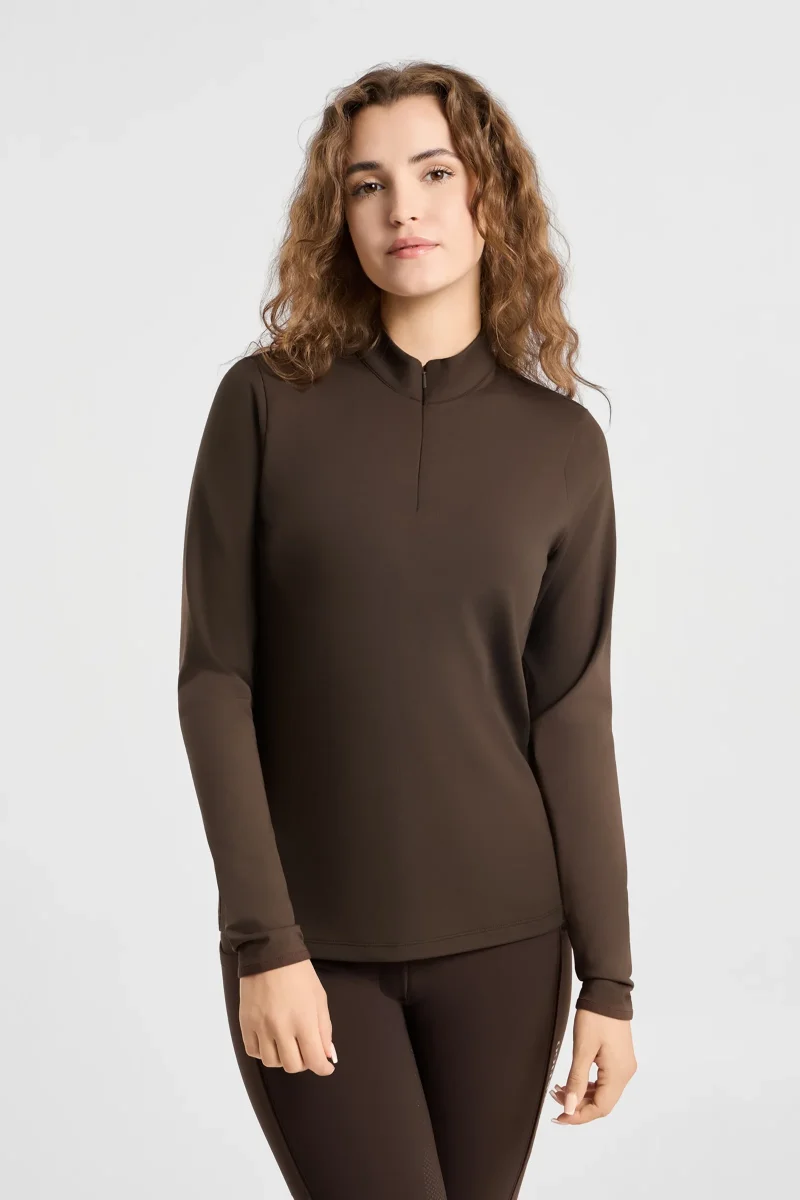 Arlena dame treningsshirt Turkish Coffee 32