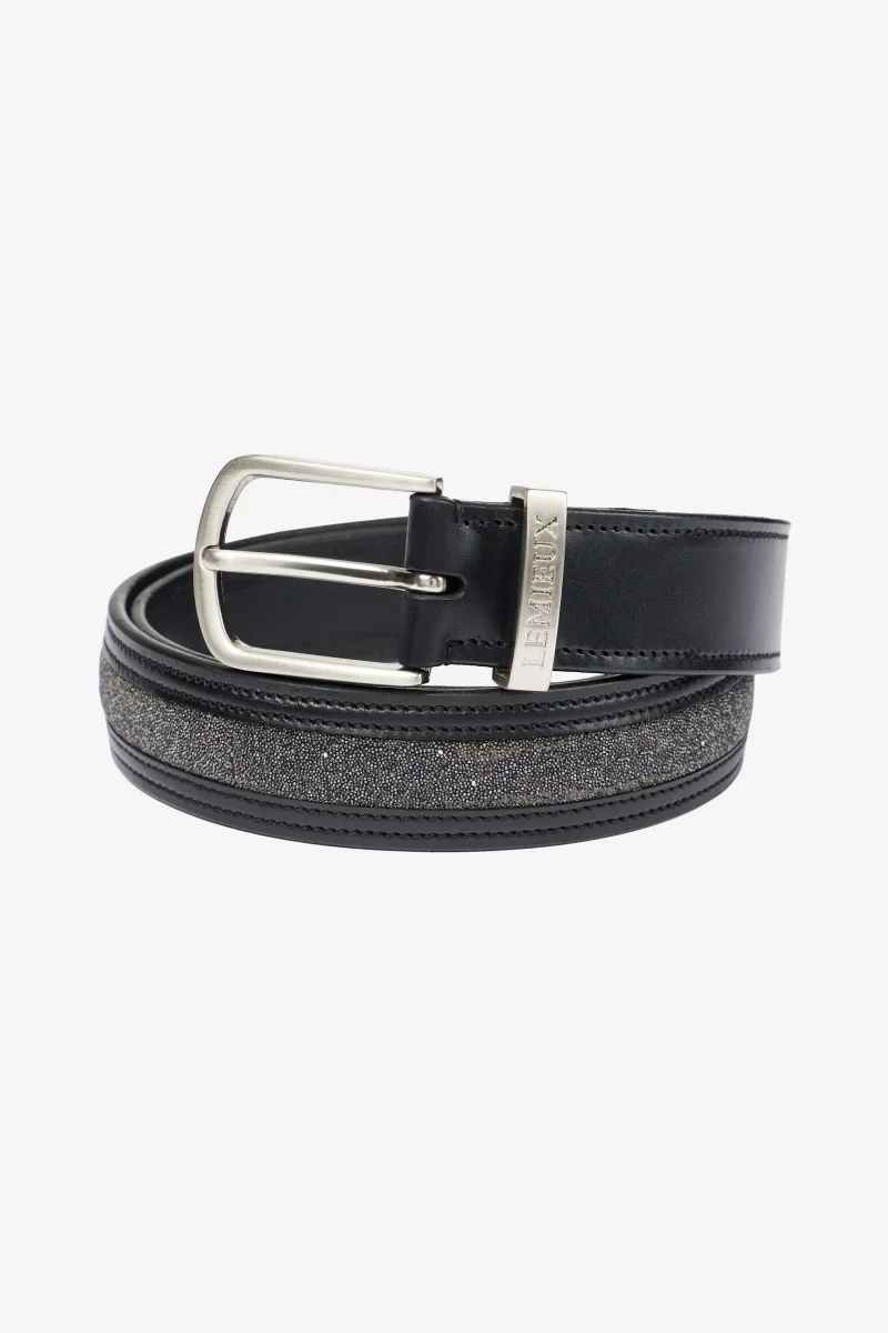 Crystal Insert Belte Black XS