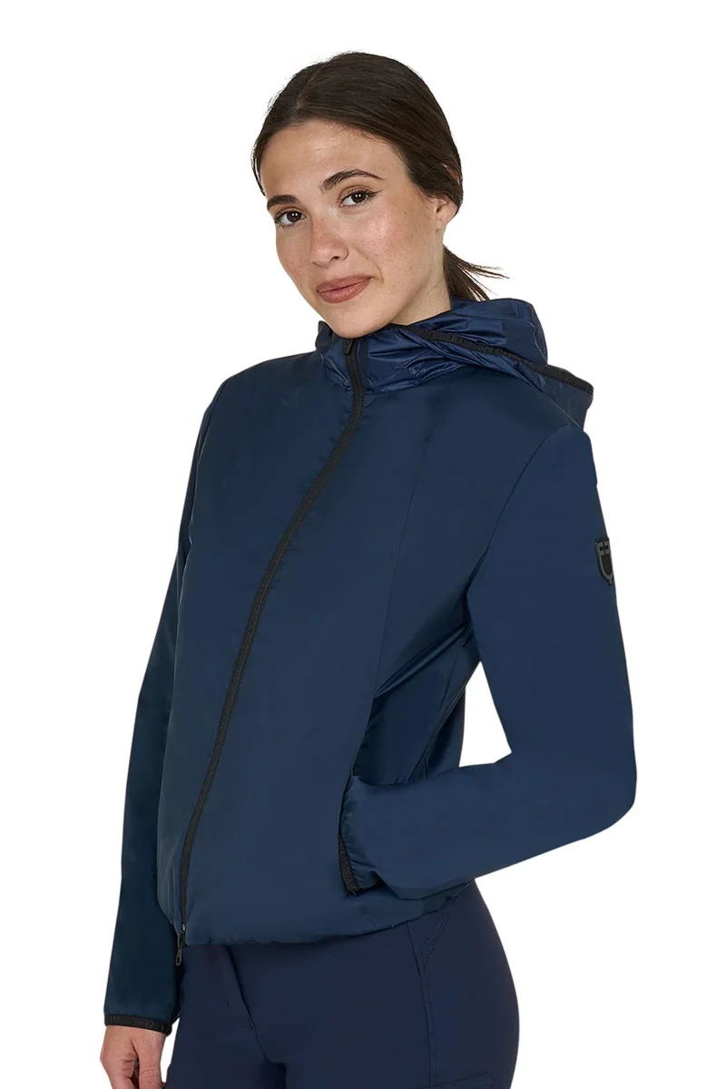 SS2026 sammenleggbar varmere nylonjakke til dame Navy Blazer S - Image 2